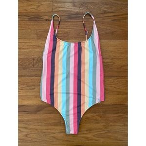 Rhythm Sahara Rainbow Stripe One-Piece